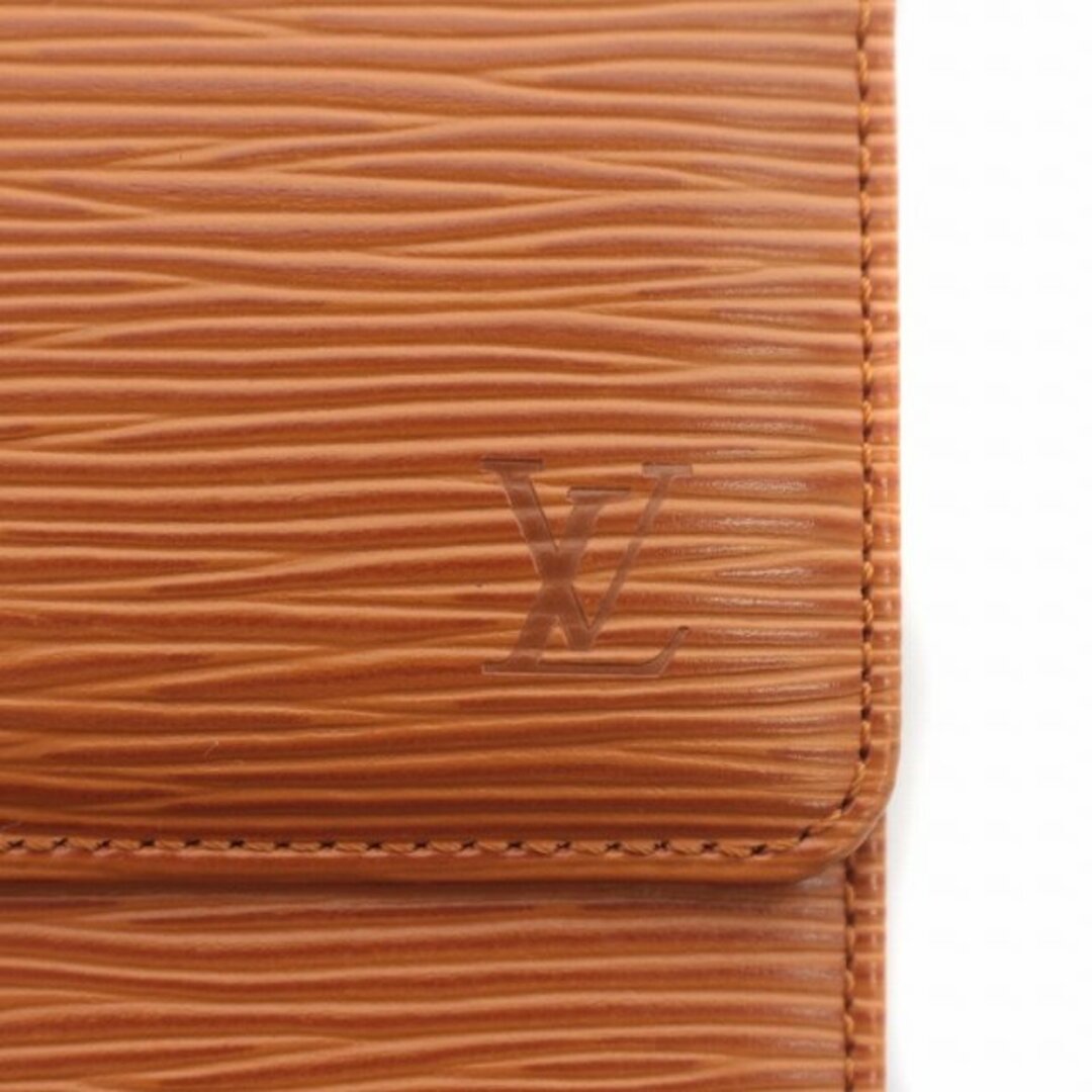 LOUIS VUITTON(ルイヴィトン)のルイヴィトン ポルトトレゾール エピ 長財布 レザー 茶 ブラウン M63383 レディースのファッション小物(財布)の商品写真