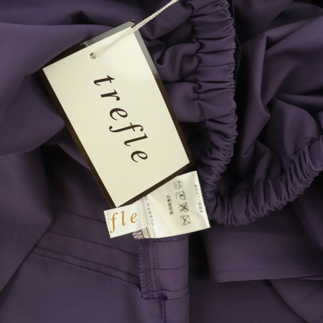 other(アザー)のトレフル スカート ミニ フレア インナーショートパンツ F 紫 パープル レディースのスカート(ミニスカート)の商品写真