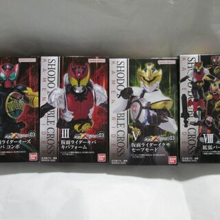 新品未開封　SHODO 仮面ライダー　RX W オーズ 新1号 カブト セット