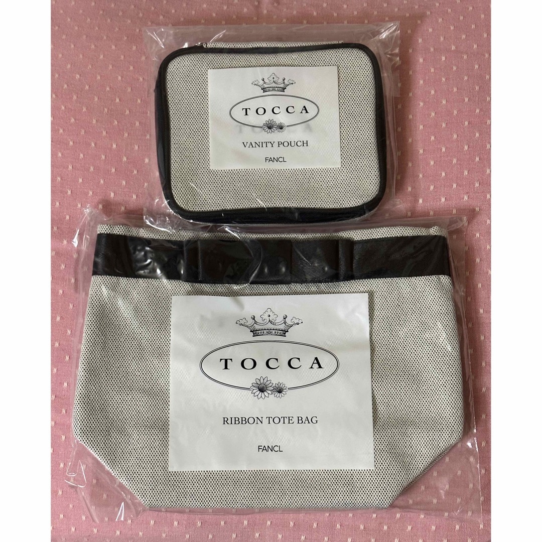 ファンケル TOCCAリボントートバッグ バニティポーチ 2点セット