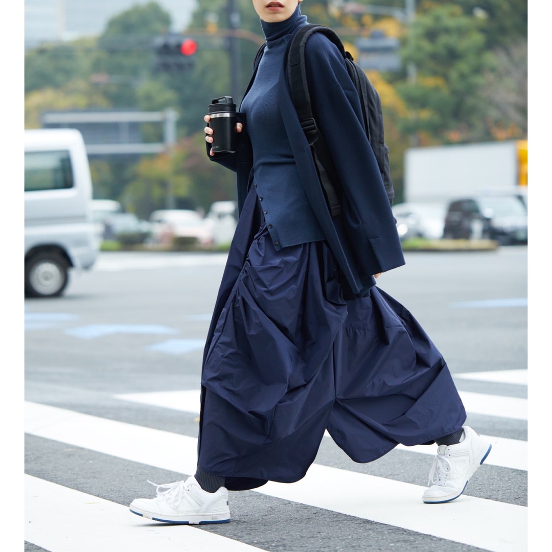 ENFOLD - 新品* ENFOLD・即完売・メモリータフタ DEFORMED SKIRTの