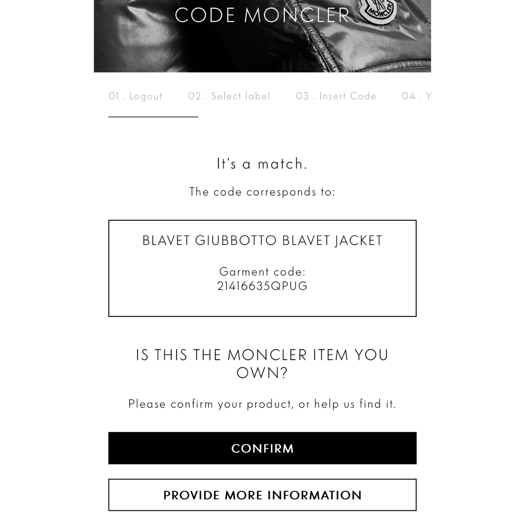 MONCLER(モンクレール)のモンクレールBLAVET サイズ00 ブラック ファー レディースのジャケット/アウター(ダウンジャケット)の商品写真