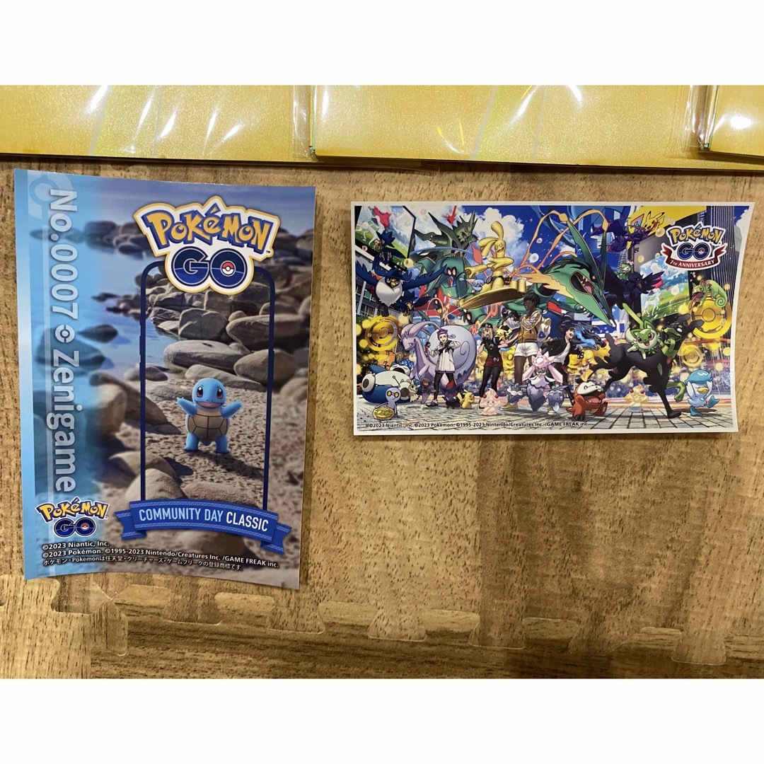 【新品】ポケモンプレイマット&コイン付き×3個 ステッカーセット