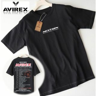 アヴィレックス(AVIREX)の新品タグ付【アヴィレックス】NEXT-GEN ネクストジェン Tシャツ 黒 XL(Tシャツ/カットソー(半袖/袖なし))