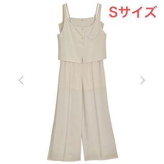 アメリヴィンテージ(Ameri VINTAGE)の新品タグ付）Ameri／VEST SET BARE TOP ROMPERS(オールインワン)