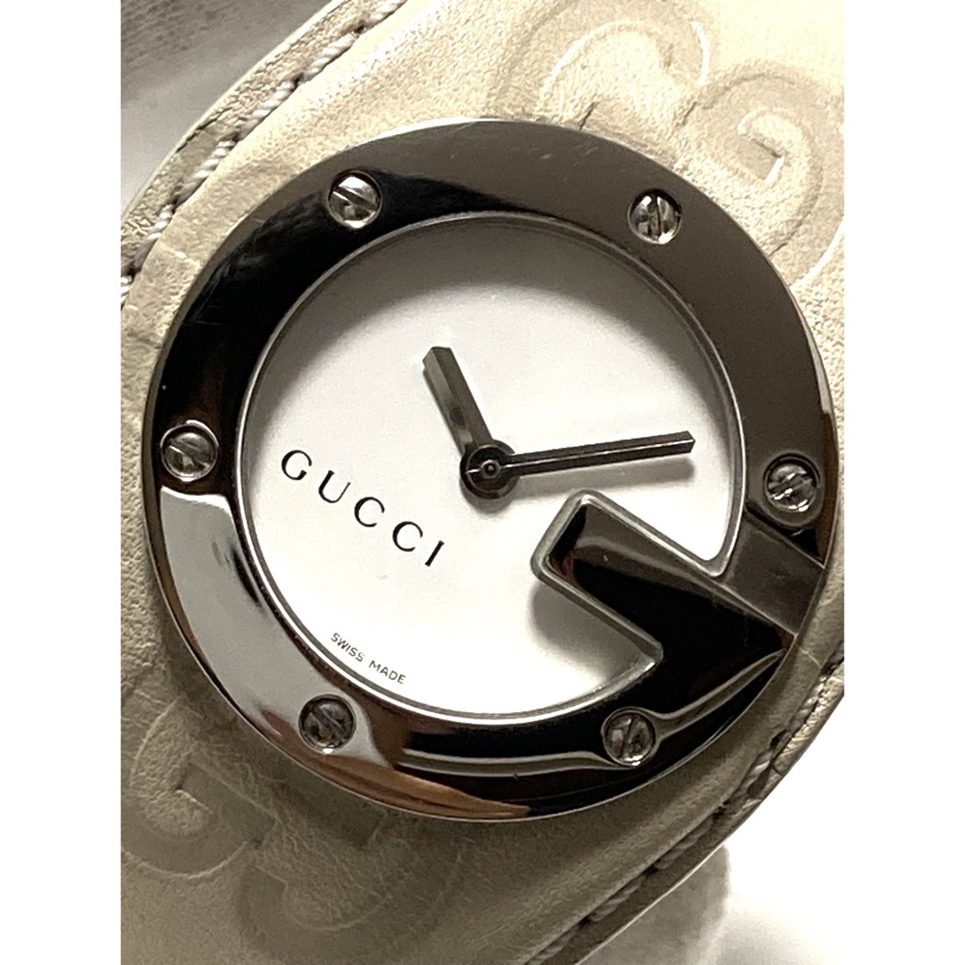 『4年保証』 【付属品有】 グッチ バンリュー 電池新品 レディース腕時計 超美品 GUCCI 腕時計(アナログ) - www