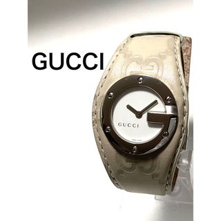 グッチ(Gucci)の【付属品有】 超美品　GUCCI グッチ　バンリュー　電池新品　レディース腕時計(腕時計)