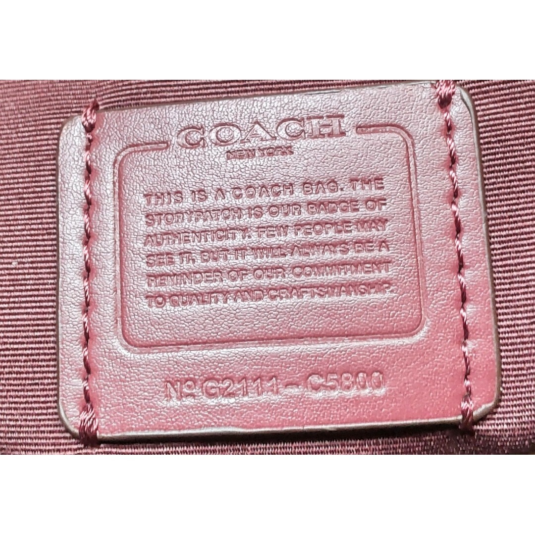 ●新品 未使用 COACH コーチ ショルダーバック ブラウン フラワー 花柄