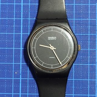 スウォッチ(swatch)のSWATCH　スウォッチ　アナログ　腕時計　ブラック　黒(腕時計)