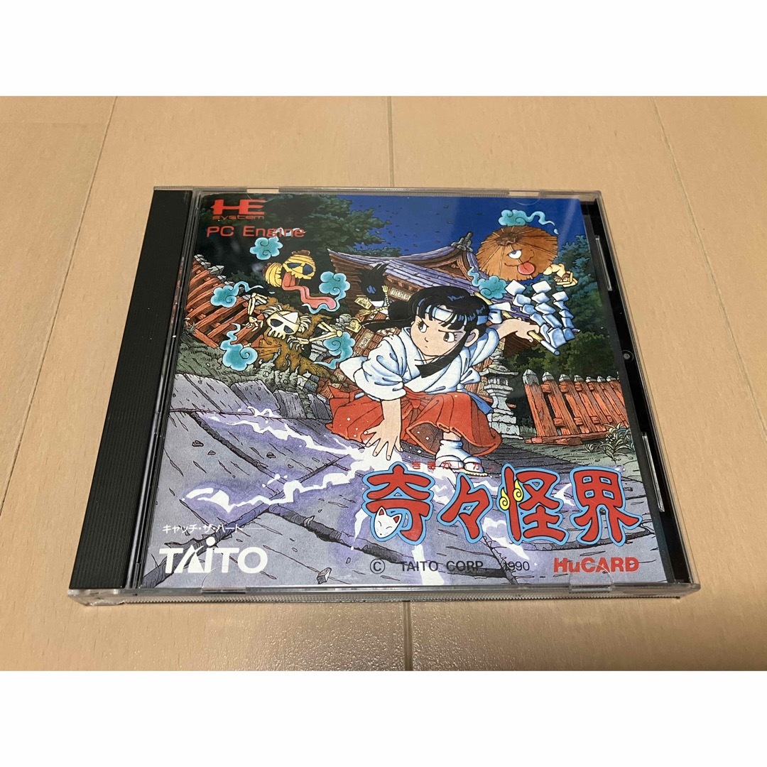 TAITO(タイトー)のPCエンジン　奇々怪界　HuCARD エンタメ/ホビーのゲームソフト/ゲーム機本体(家庭用ゲームソフト)の商品写真