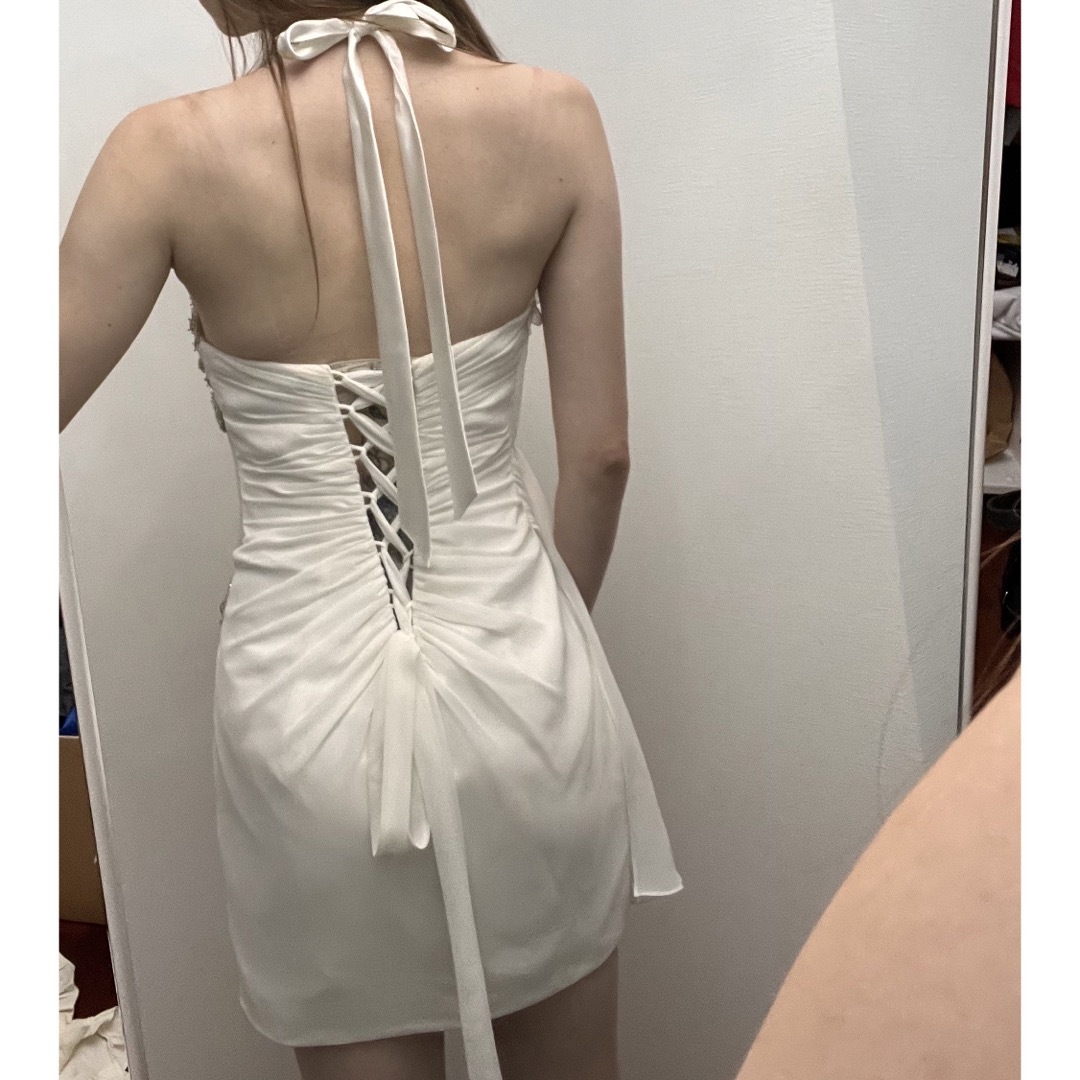 AngelR(エンジェルアール)のイサフェリスホルター高級ミニドレス新品キャバクラ レディースのフォーマル/ドレス(ミニドレス)の商品写真