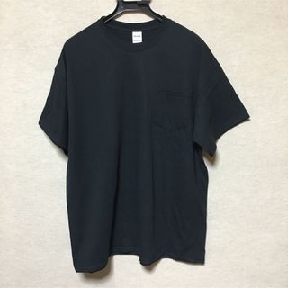 ギルタン(GILDAN)の新品 GILDAN ギルダン 半袖Tシャツ ポケット付き ブラック 黒 XL(Tシャツ/カットソー(半袖/袖なし))