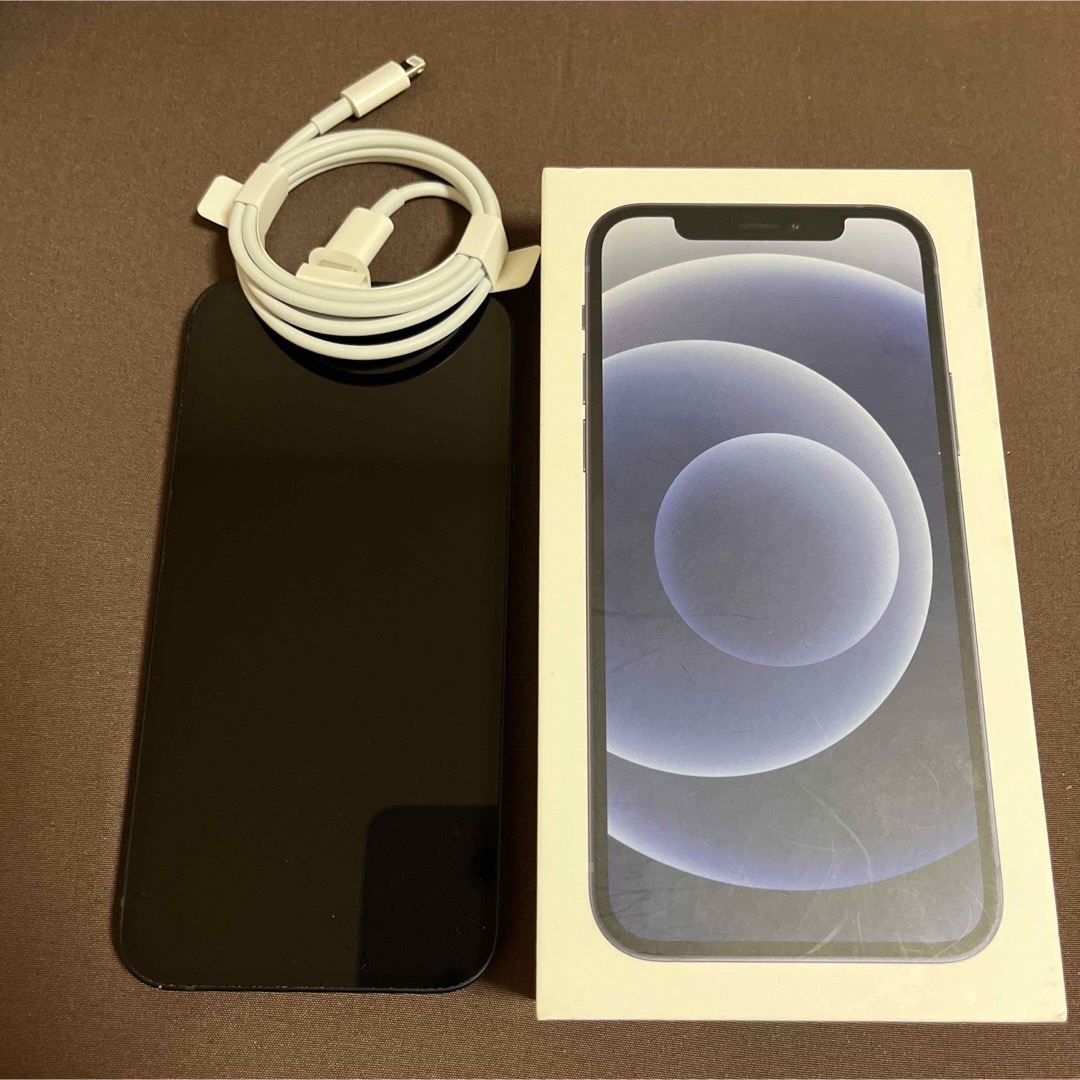 iPhone - 美品 iPhone 12 128GB ブラック SIMフリー 86% iFaceの通販