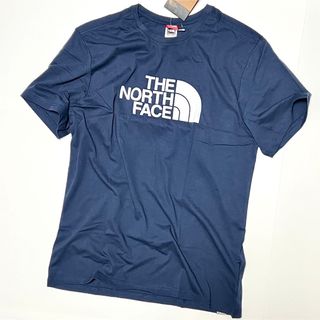 ザノースフェイス(THE NORTH FACE)のL 新品 海外限定 ノースフェイス ビッグ ロゴ Tシャツ TEE ネイビー 紺(Tシャツ/カットソー(半袖/袖なし))