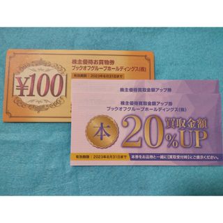 ブックオフグループホールディングス株主優待券1300円分＋本買取20％UP ...