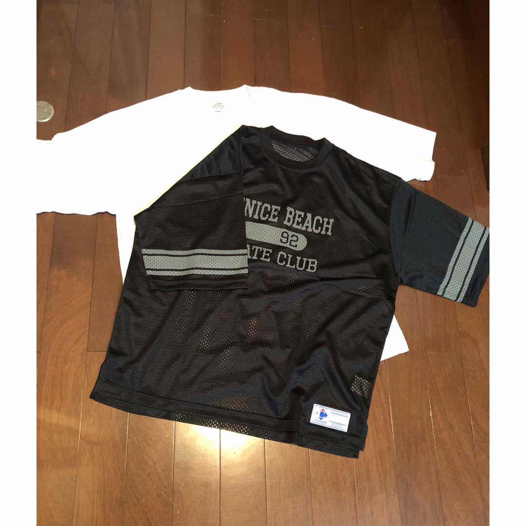coen(コーエン)のcoen メッシュフットボールリアルレイヤードTシャツ メンズのトップス(Tシャツ/カットソー(半袖/袖なし))の商品写真