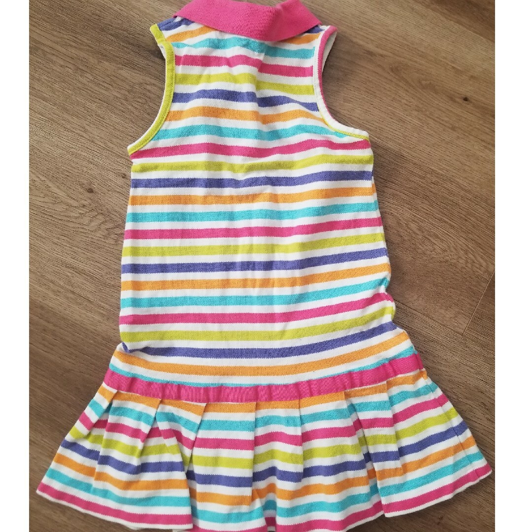 carter's(カーターズ)のノースリーブポロシャツワンピース キッズ/ベビー/マタニティのキッズ服女の子用(90cm~)(ワンピース)の商品写真