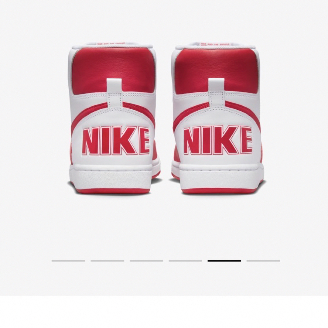 NIKE(ナイキ)のNIKE university red and White  メンズの靴/シューズ(スニーカー)の商品写真