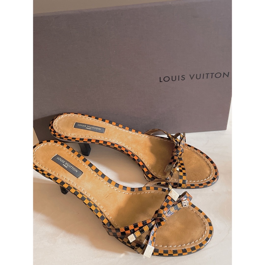 ルイヴィトン LOUIS VUITTON ダミエ ミュール サンダル