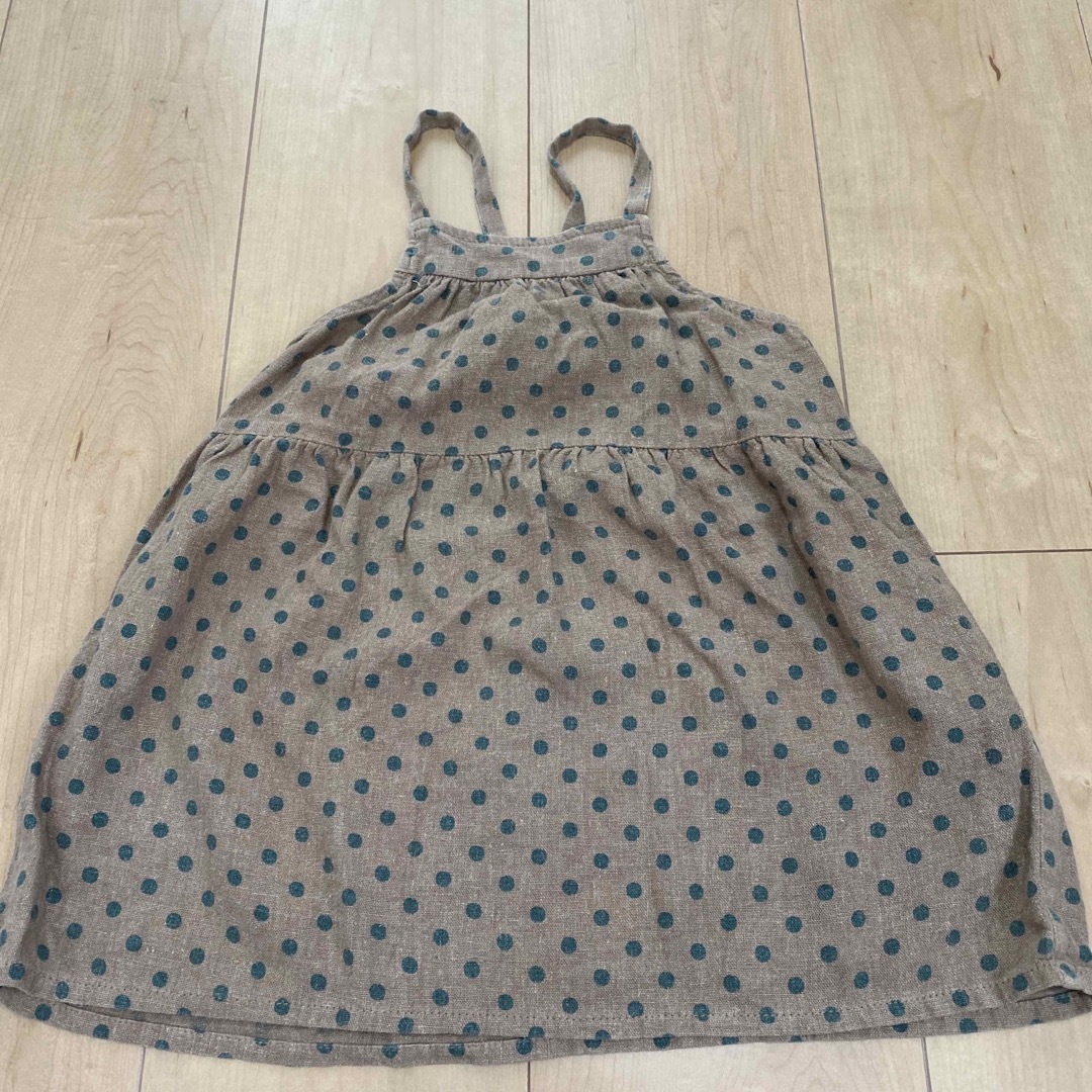 ZARA KIDS(ザラキッズ)のZARA リネンワンピース 92 キッズ/ベビー/マタニティのキッズ服女の子用(90cm~)(ワンピース)の商品写真