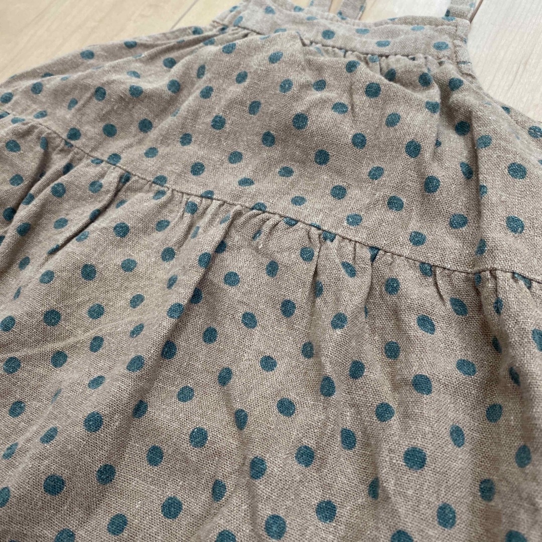 ZARA KIDS(ザラキッズ)のZARA リネンワンピース 92 キッズ/ベビー/マタニティのキッズ服女の子用(90cm~)(ワンピース)の商品写真