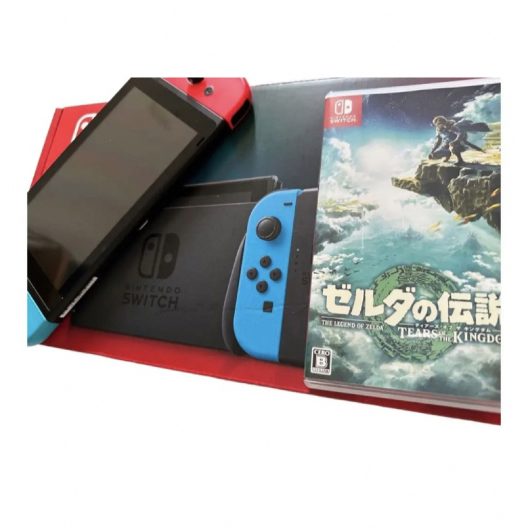 Switch本体＋新作ゼルダの伝説のセット - 家庭用ゲーム機本体