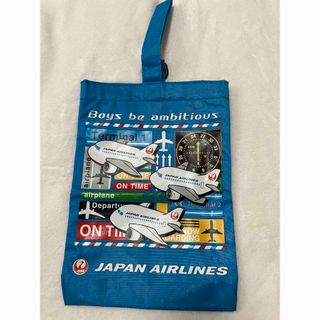 ジャル(ニホンコウクウ)(JAL(日本航空))の日本航空　上履き入れ　シューズ入れ(バッグ/レッスンバッグ)