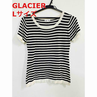 グラシア(GLACIER)の【GLACIER】ボーダー柄のTシャツ(Tシャツ(半袖/袖なし))