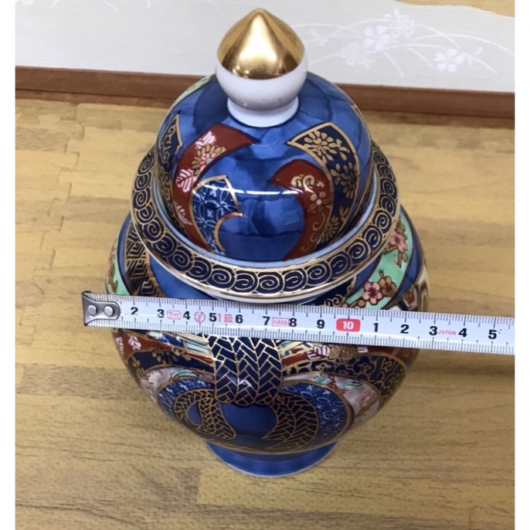 ボタニカルキャンドル バラ かすみ草 有田焼 壺 工芸品 置物 花瓶