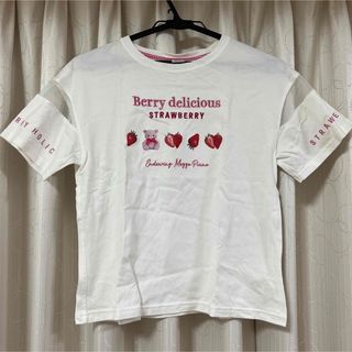 メゾピアノジュニア(mezzo piano junior)のmezzo piano junior ストロベリートップス150(Tシャツ/カットソー)