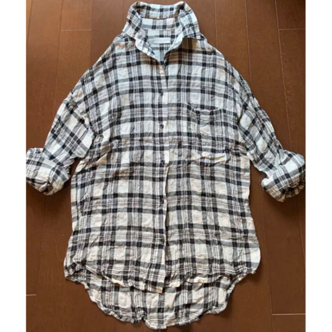 DeuxiemeClasse(ドゥーズィエムクラス)シワ加工チェックシャツ