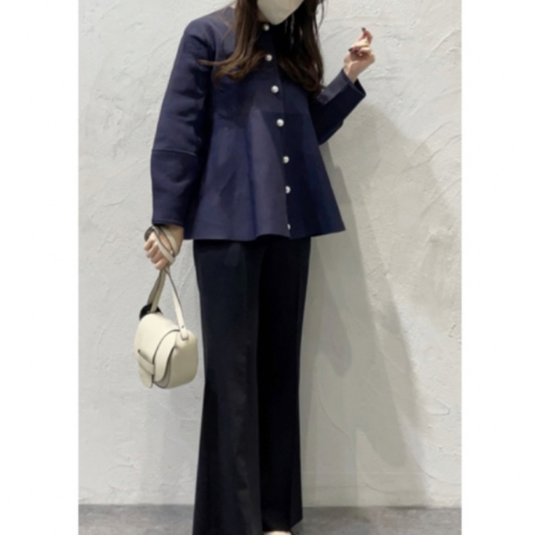 Sono - 完売品 SONO NAVY ソーノネイビー ビックパールフレア