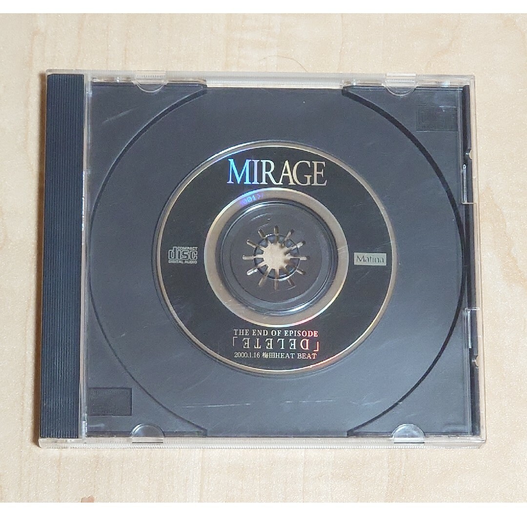 MIRAGE「DELETE」解散LIVE配布CD エンタメ/ホビーのCD(ポップス/ロック(邦楽))の商品写真