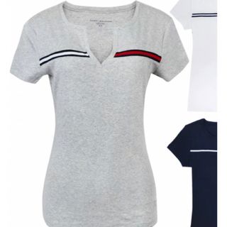 トミーヒルフィガー(TOMMY HILFIGER)のTommyFhilfiger Tシャツ　グレー(Tシャツ(半袖/袖なし))