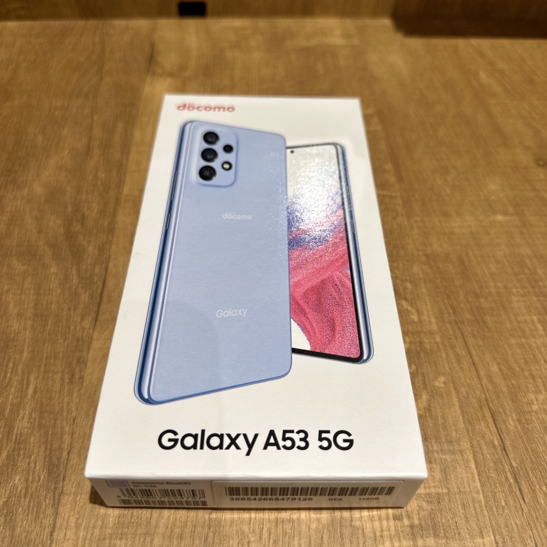 サムスンSAMSUNG Galaxy A53 5G SC-53C オーサムブルー