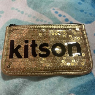 キットソン(KITSON)のキットソンゴールドスパンコール　ポーチ　小銭入れ(コインケース)