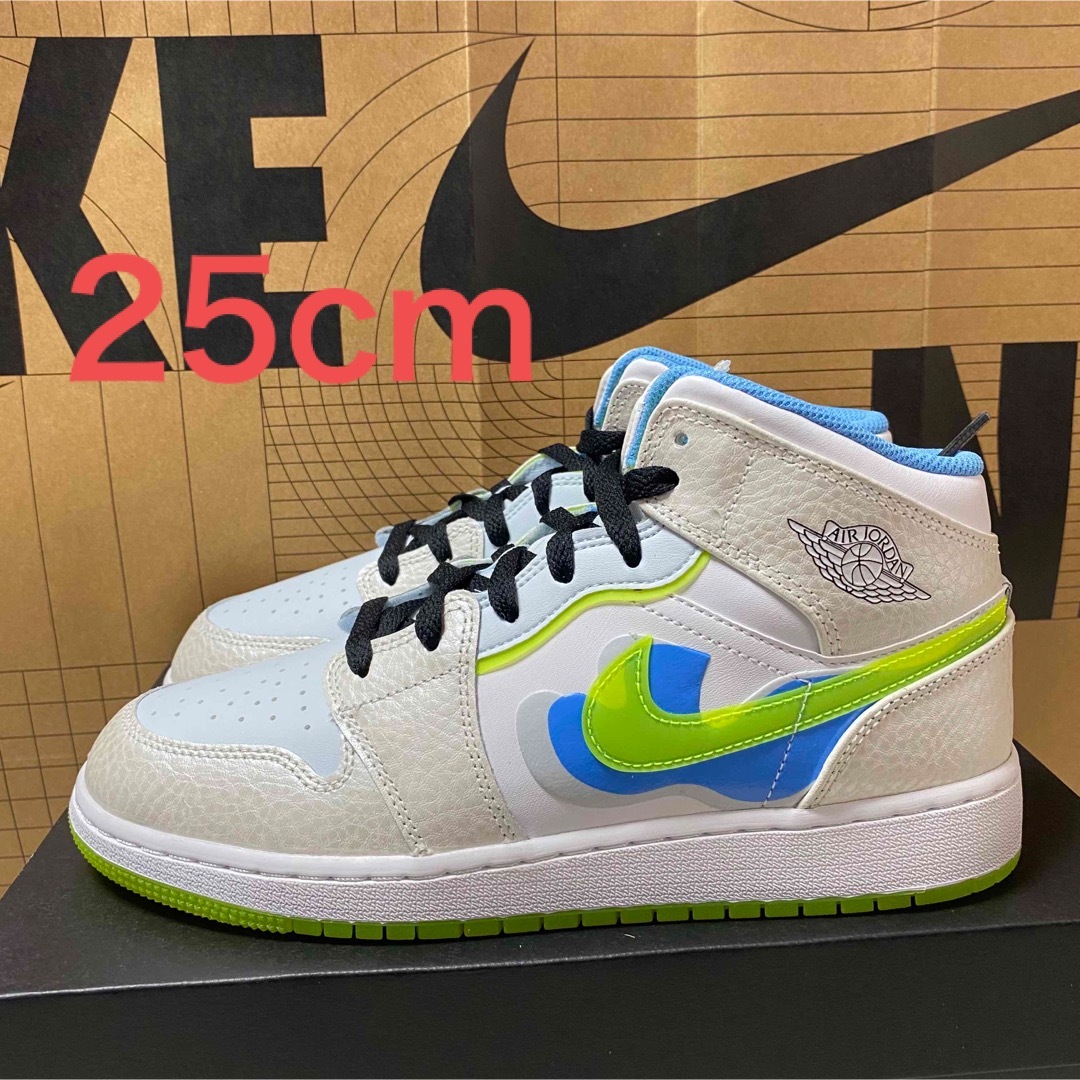 Nike Air Jordan 1 Mid SE (GS) レディース25cm