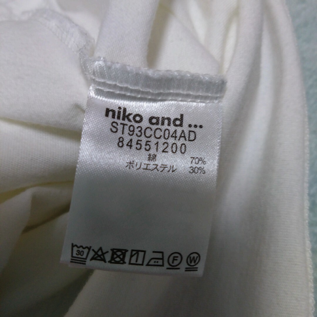 niko and...(ニコアンド)のニコアンド　大きいサイズ　カットソー レディースのトップス(Tシャツ(半袖/袖なし))の商品写真
