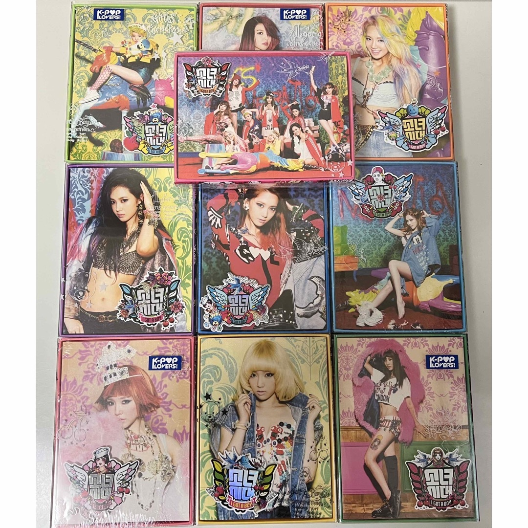 廃盤 少女時代 未開封 『I Got a Boy 』 10種コンプリートセット