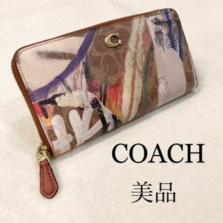 COACH - 新品級✨ COACH Mint&serf アコーディオンジップウォレット