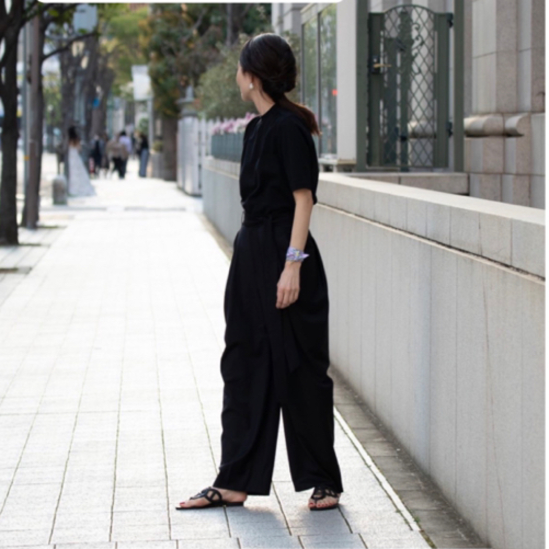 相場 deres デレス drape pants ドレープパンツ ブラック レディース