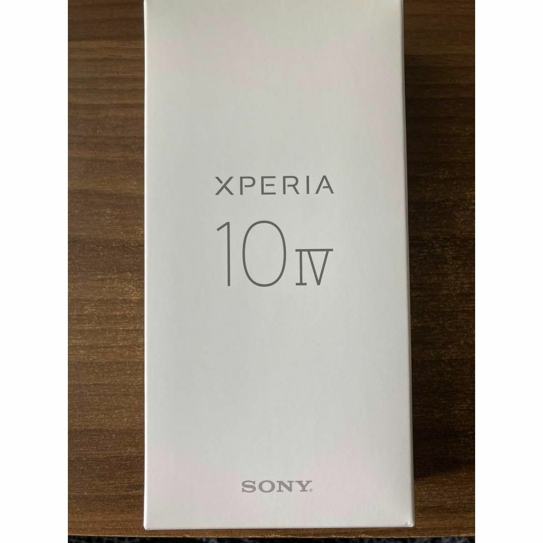 新品　SONY Xperia 10 Ⅳ white　モバイル・SIMフリーFHD1080×2520OS1