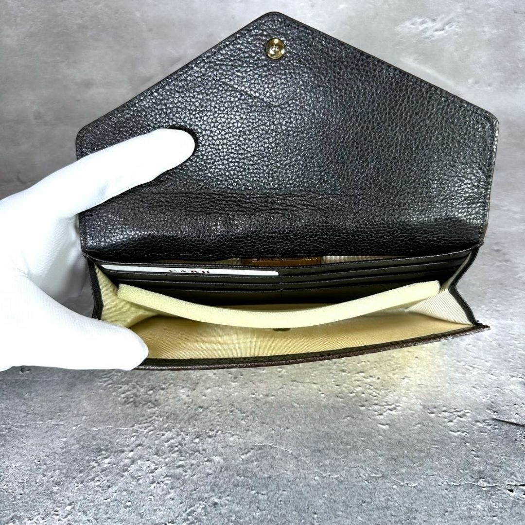 超美品】レザージュエルズ クロコダイル エキゾチック レザー 長財布