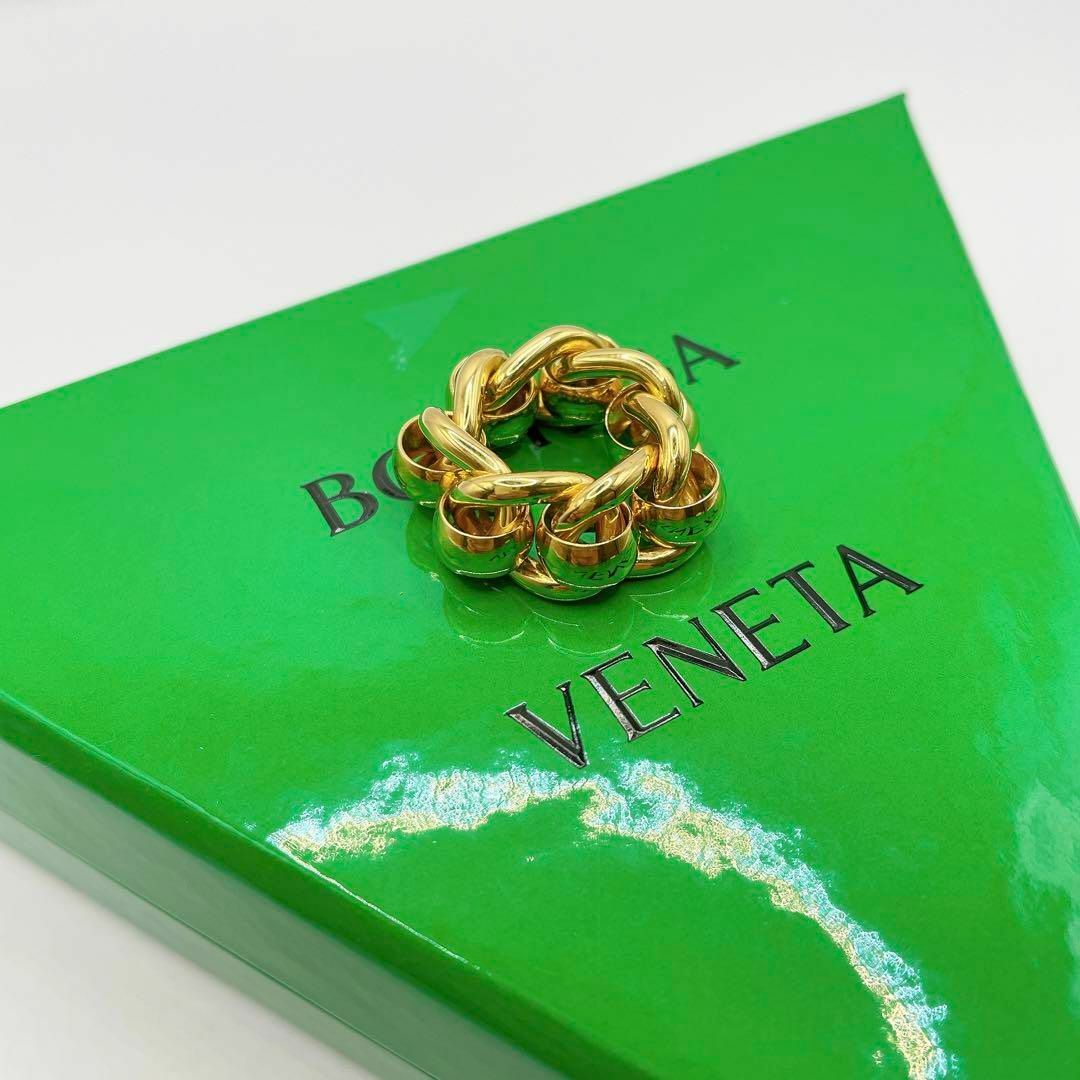 【新品未使用】BOTTEGA VENETA リング　指輪　18Kメッキ　金アクセサリー