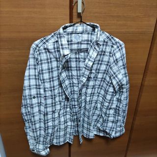 ユニクロ(UNIQLO)のチェック柄 Tシャツ(シャツ/ブラウス(長袖/七分))