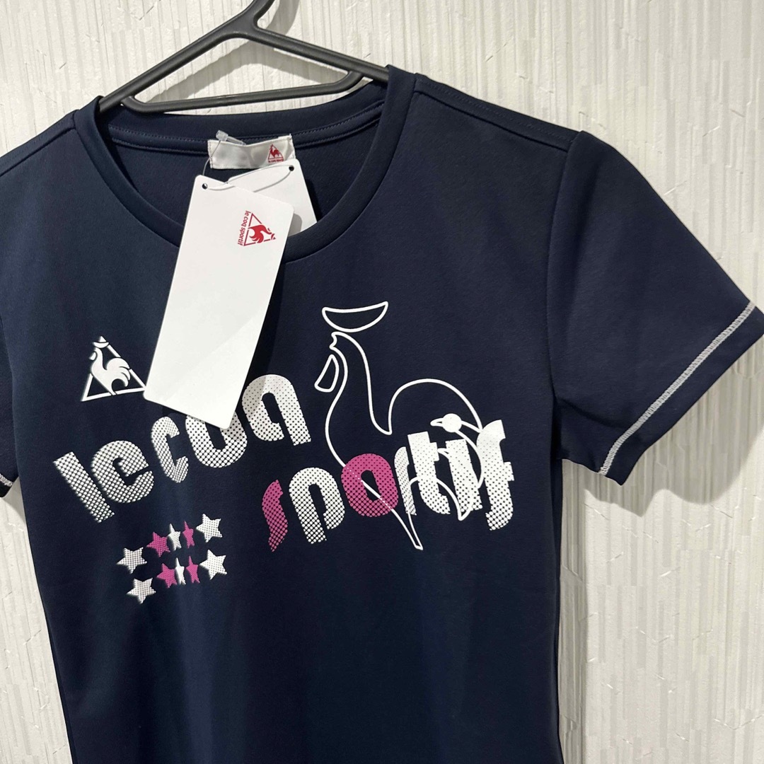 le coq sportif(ルコックスポルティフ)のルコックスポルティフ トレーニングウェア半袖Tシャツネイビーキッズ150㎝ 新品 スポーツ/アウトドアのトレーニング/エクササイズ(トレーニング用品)の商品写真