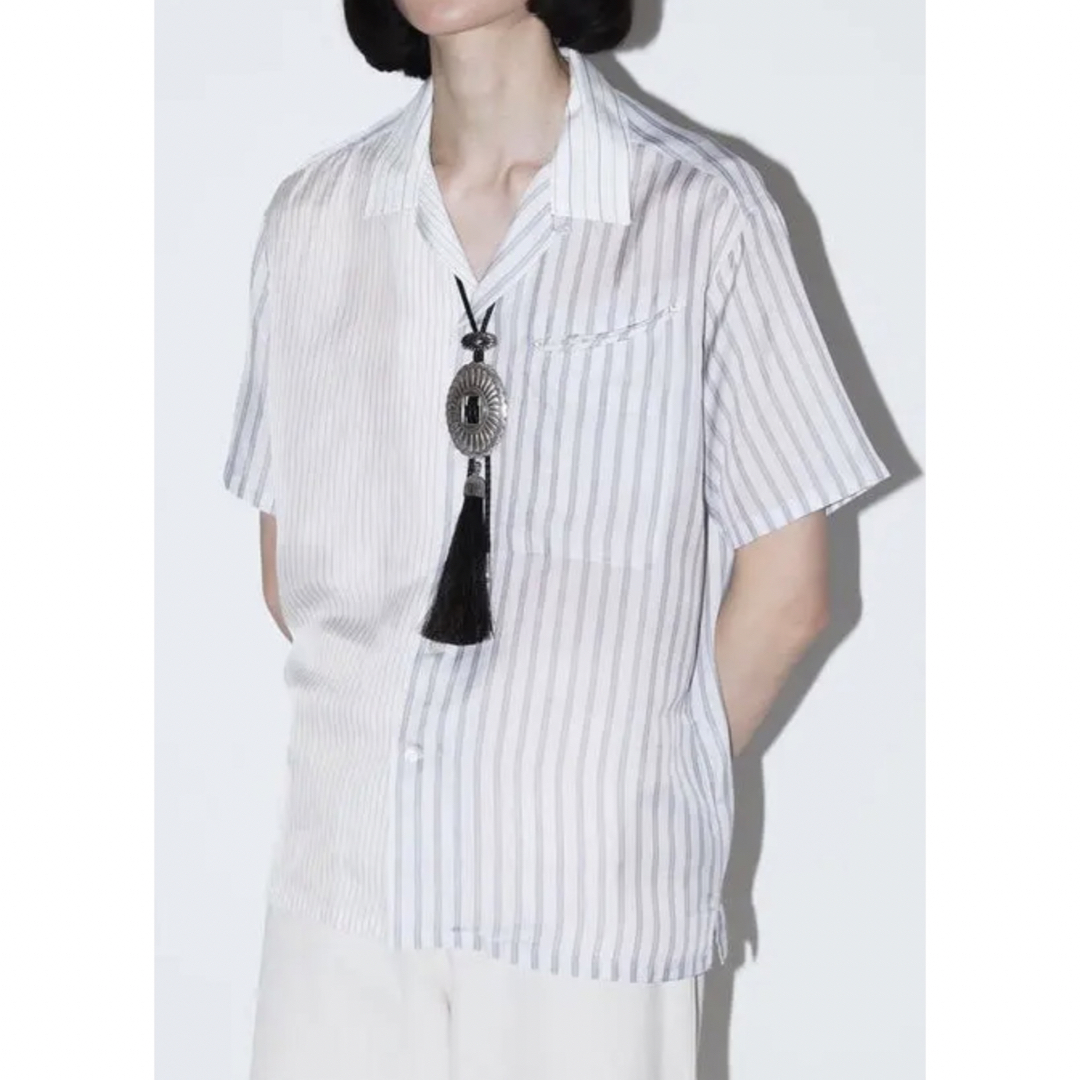 TOGA VIRILIS  CUPURA STRIPE SHIRT