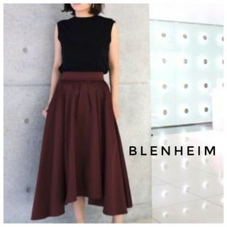 エムプルミエ(M-premier)のBLENHEIM アシンメトリースカート ボルドー ブレンヘイム エムプルミエ(ロングスカート)