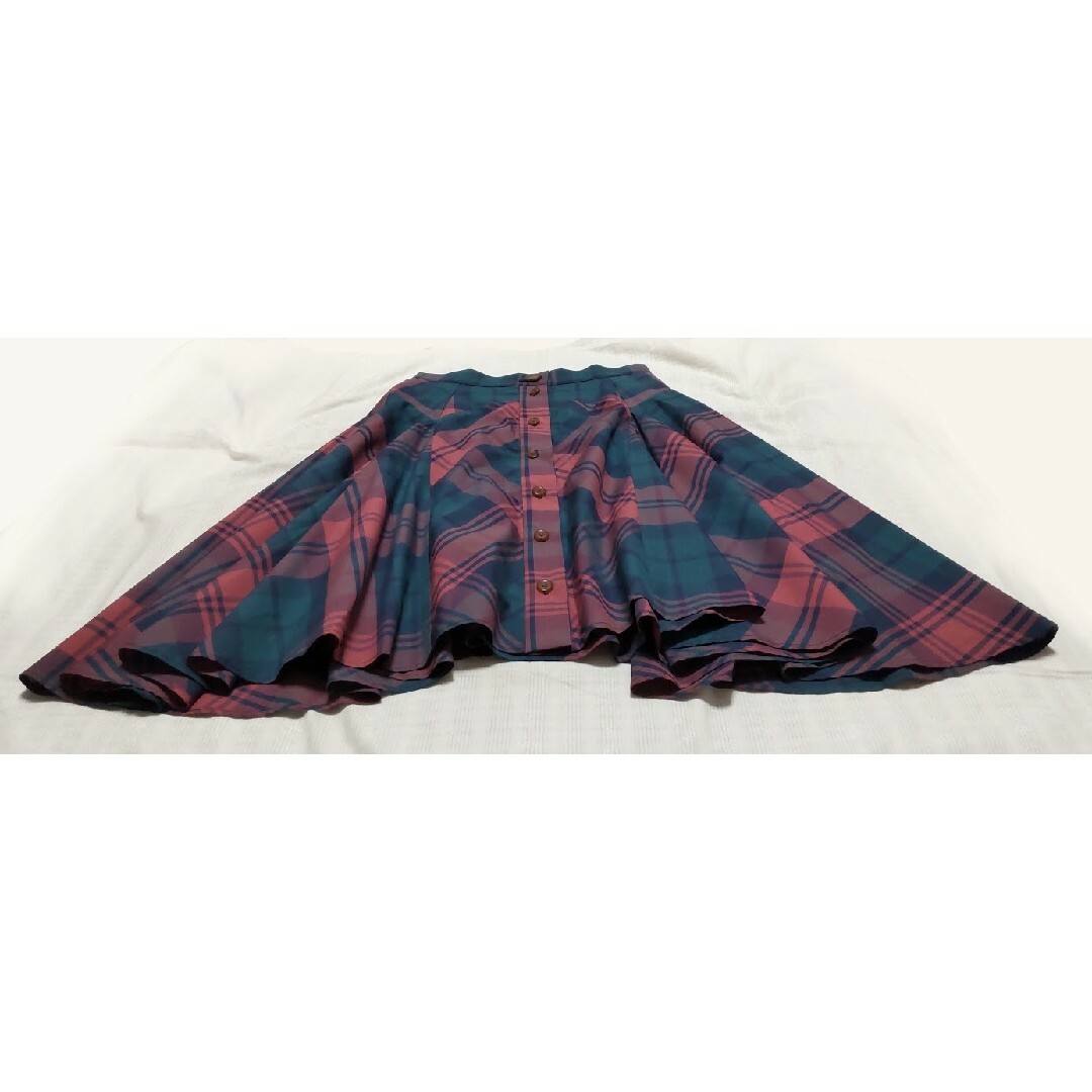 チェックフレアスカート Vivienne Westwood red label