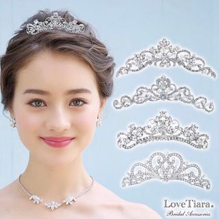 ラブティアラ　コームティアラ　タイプA 結婚式(その他)